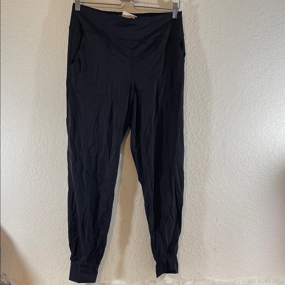 Women’s Sports Pants Leggings Skinny Size 10 With Pockets Gym/Fitness Black NEW